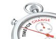 Time for change. Stopwatch edition.