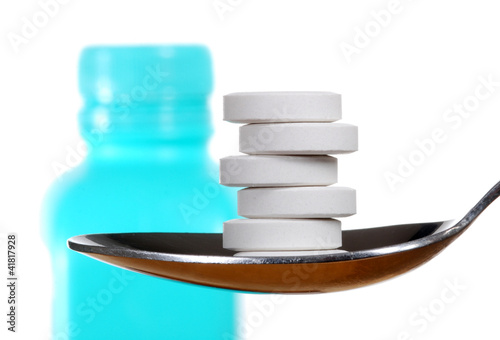Photo: Antacid tablets Antacid tablets