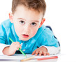 Boy coloring