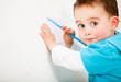 Boy drawing