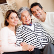 Grandmother with her family