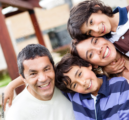 Photo: Happy family portrait Happy family portrait