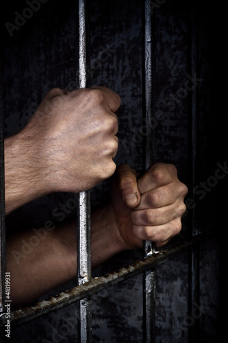 Photo: Hands of the prisoner Hands of the prisoner