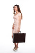Girl with a suitcase