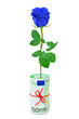 Roll of money and flower