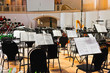 Photo: Musical instruments and sheet music Musical instruments and sheet music