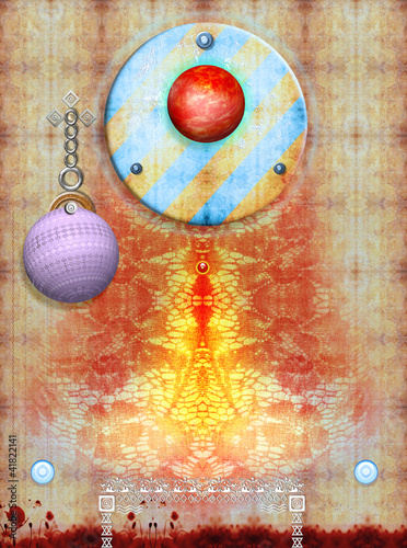 Illustration: Bloody sun Bloody sun