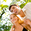 Happy couple together, outdoor Happy couple together, outdoor