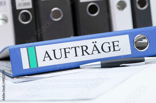 Foto: Aktenordner Aufträge Aktenordner Aufträge