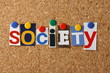 The word Society The word Society
