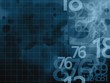 numbers dark blue background numbers dark blue background