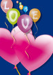 Ballons, Liebe, Party, Fest, Geburtstag Ballons, Liebe, Party, Fest, Geburtstag