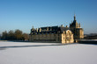 Château de Chantilly sous la neige