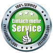 100% Service, Qualität, Kompetenz - Button 100% Service, Qualität, Kompetenz - Button