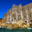 Night image of Trevi Fountain, Rome - Italy Night image of Trevi Fountain, Rome - Italy