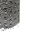 3d render shattered explosion sound system on white 3d render shattered explosion sound system on white