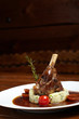 grilled knuckle of pork with sauce