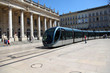 Tramway passing by the Grand Theatre of Bordeaux