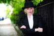 Beautiful young blonde business woman Beautiful young blonde business woman