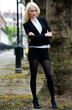 Pretty young woman outdoors