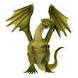 green dragon waiting for you
