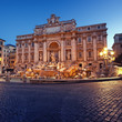 Night image of Trevi Fountain, Rome - Italy Night image of Trevi Fountain, Rome - Italy
