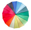 Colourful umbrella isolated on the white background Colourful umbrella isolated on the white background