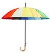 Colourful umbrella isolated on the white background Colourful umbrella isolated on the white background