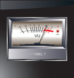 VU meter background