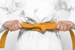 Foto: orangener Gürtel orangener Gürtel