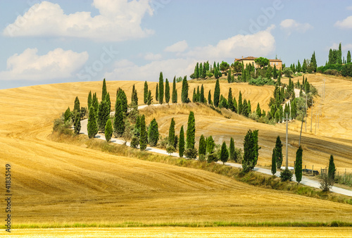 Photo: Old farm in Val d'Orcia (Tuscany) Old farm in Val d'Orcia (Tuscany)