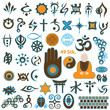 Vector: religiöse symbole religiöse symbole