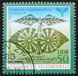 Postage stamp GDR 1990 Flying Machine by Albrecht Berblinger