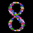 floral numeral