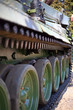 undercarriage of the tank