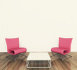 minimal modern interior armchair