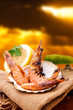 roasted prawns - gamberoni arrosto