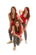 Teenage Girls Hip Hop Dance Trio