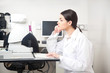 Female Optometrist in Clinic