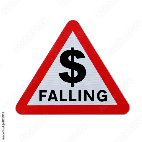 Foto: Dollar Depreciation Warning Sign Dollar Depreciation Warning Sign