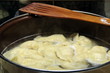 homemade meat dumplings