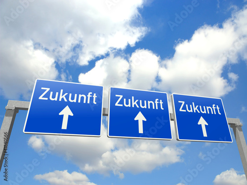 Illustration: Wegweiser Zukunft Wegweiser Zukunft