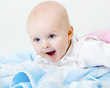 happily screaming baby