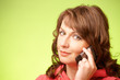 Beautiful woman with smartphone