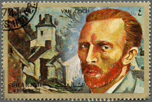 Photo: SHARJAH & DEPENDENCIES - 1972: shows Vincent Willem van Gogh SHARJAH & DEPENDENCIES - 1972: shows Vincent Willem van Gogh
