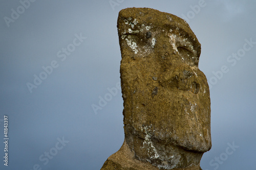Photo: Head Ahu Akivi, Rapa Nui. Head Ahu Akivi, Rapa Nui.
