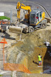 Pelleteuse sur chantier Pelleteuse sur chantier