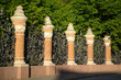 Decorative cast-iron fence Decorative cast-iron fence