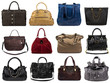 Set of multicolored female bags-3