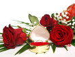 red roses and ring